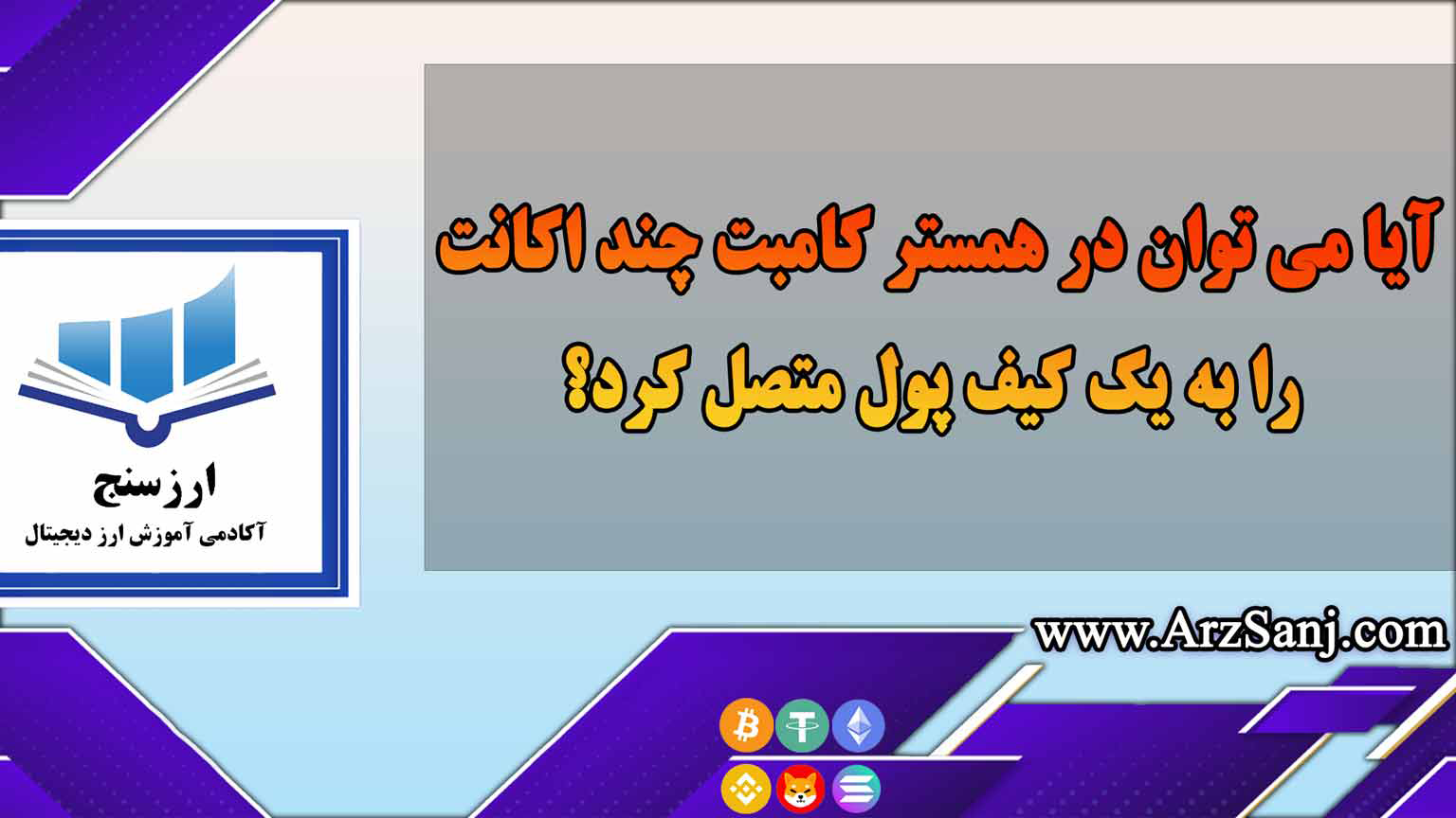 آیا می توان در همستر کامبت چند اکانت را به یک کیف پول متصل کرد؟